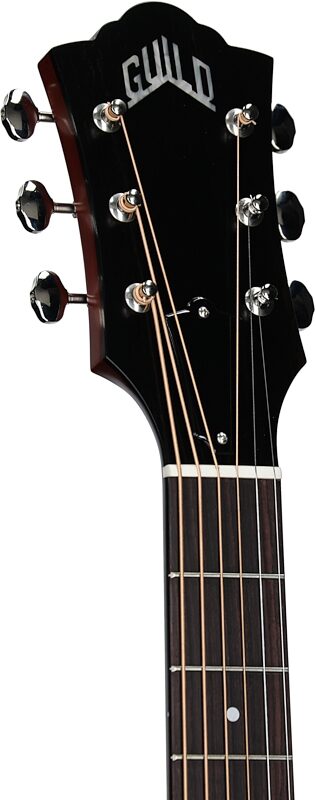 open zoom image for Guild M-50E Standard Acoustic-Electric Guitar, Natural, Serial Number US251005, Headstock Left Front