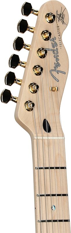 open zoom image for Fender Richie Kotzen Telecaster Electric Guitar (Maple Fingerboard), Brown Sunburst, Serial Number JD25024754, Headstock Left Front