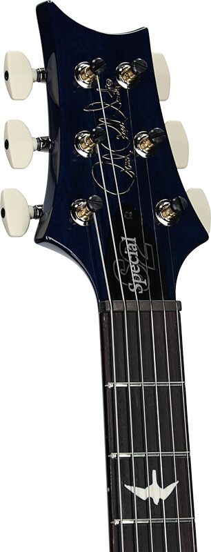 open zoom image for PRS Paul Reed Smith S2 Special Semi-Hollow Electric Guitar (with Gig Bag), Faded Gray Black Blue Burst, Serial Number S2085401, Headstock Left Front