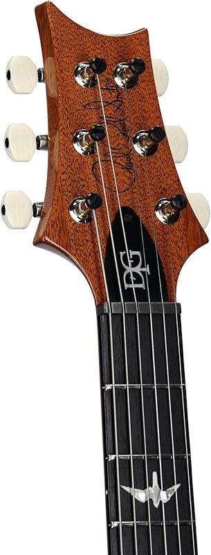 open zoom image for PRS Paul Reed Smith DGT Semi-Hollow Birds Electric Guitar (with Case), Faded Blue Jean, Serial Number 0420510, Headstock Left Front