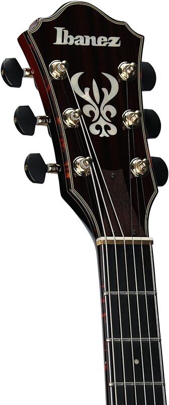 open zoom image for Ibanez ASH300 Artstar Hollowbody Electric Guitar (with Case), Tobacco Brown, Serial Number 21PW25120546, Headstock Left Front