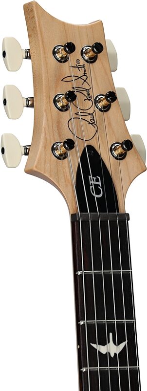 open zoom image for PRS Paul Reed Smith CE24 Electric Guitar (with Gig Bag), Faded Abalone, Serial Number 0424873, Headstock Left Front