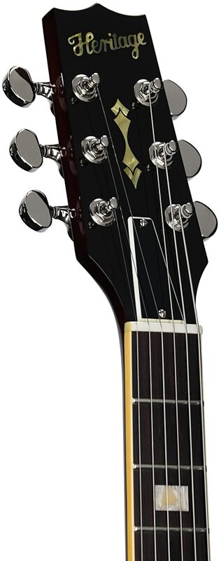 open zoom image for Heritage Custom Shop H-535 Electric Guitar, Left-Handed, Sunburst, Serial Number HC1240772, Headstock Left Front