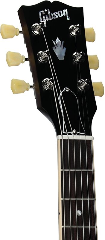 open zoom image for Gibson ES-335 Dot Satin Electric Guitar (with Case), Vintage Burst, Serial Number 204860149, Headstock Left Front
