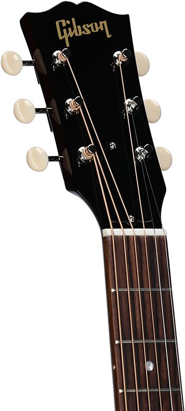 open zoom image for Gibson '50s J-45 Original Acoustic-Electric Guitar (with Case), Vintage Sunburst, Serial Number 20996048, Headstock Left Front