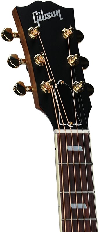 open zoom image for Gibson Parlor Rosewood EC Acoustic-Electric Guitar (with Case), Rosewood Burst, Serial Number 20576024, Headstock Left Front