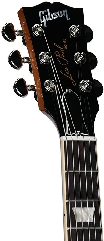open zoom image for Gibson Limited Edition Les Paul Standard '60s Double Trouble Electric Guitar, Vintage Bourbon, Serial Number 221050060, Headstock Left Front