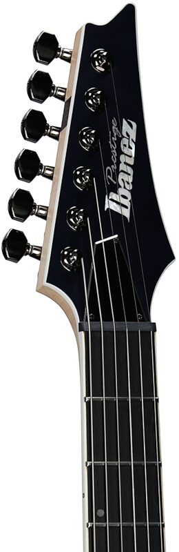 open zoom image for Ibanez RG5121R Prestige Electric Guitar (with Case), Dark Tide Blue Flat, Serial Number 210001F2612551, Headstock Left Front