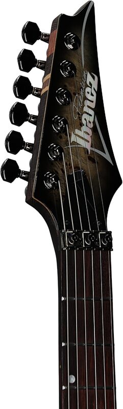 open zoom image for Ibanez S1070PBZ Premium Electric Guitar (with Gig Bag), Charcoal Black Burst, Open Box (Very Good), Headstock Left Front