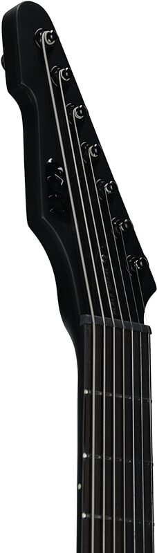 open zoom image for ESP LTD Phoenix 7 Baritone Electric Guitar, Black Metal, Headstock Left Front