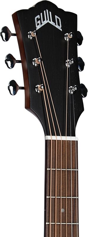 open zoom image for Guild OM-250E Limited Archback Acoustic-Electric Guitar, Open Box (Very Good), Headstock Left Front