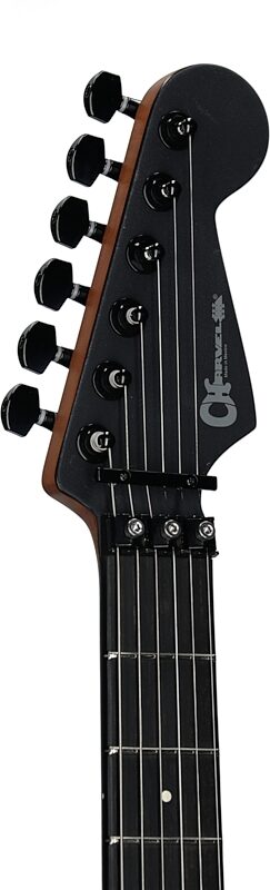 open zoom image for Charvel Pro-Mod Plus San Dimas SD1 HH FR Electric Guitar, with Ebony Fingerboard, Scorched Earth, Headstock Left Front