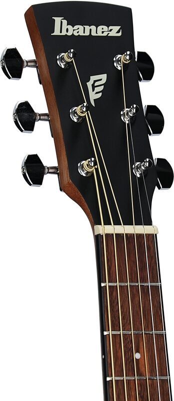 open zoom image for Ibanez PF2BE 3/4-Size Acoustic Guitar, Open Pore Natural, Headstock Left Front