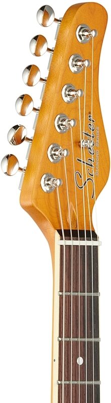 open zoom image for Schecter PT Special Electric Guitar, Purple Burst Pearl, Headstock Left Front