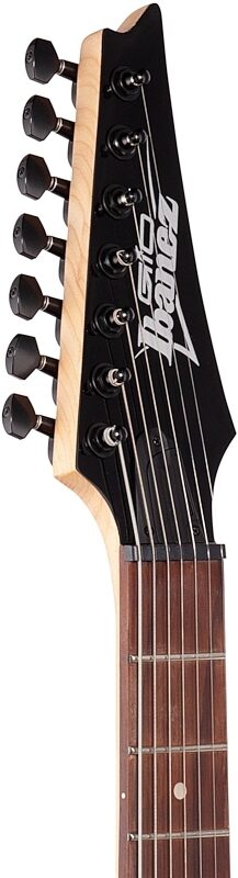 open zoom image for Ibanez GRG7221QA Gio Electric Guitar, Transparent Black Sunburst, Headstock Left Front