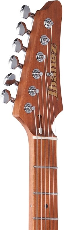 open zoom image for Ibanez AZ2204 Prestige Electric Guitar (with Case), Ice Blue Metallic, Headstock Left Front