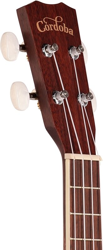 open zoom image for Cordoba 15CM Concert Ukulele, Natural, Open Box (Very Good), Headstock Left Front