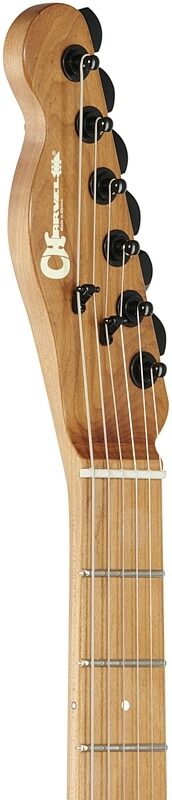 open zoom image for Charvel So-Cal S2 24 HH 2PT CM Electric Guitar, Black Ash, Headstock Left Front