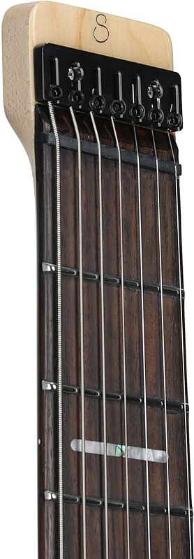 open zoom image for Sire Larry Carlton X6 Headless Electric Guitar, 7-String, Black, Headstock Left Front