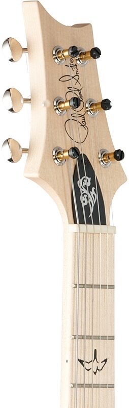 open zoom image for PRS Paul Reed Smith Fiore Electric Guitar (with Gig Bag), Black Iris, Headstock Left Front