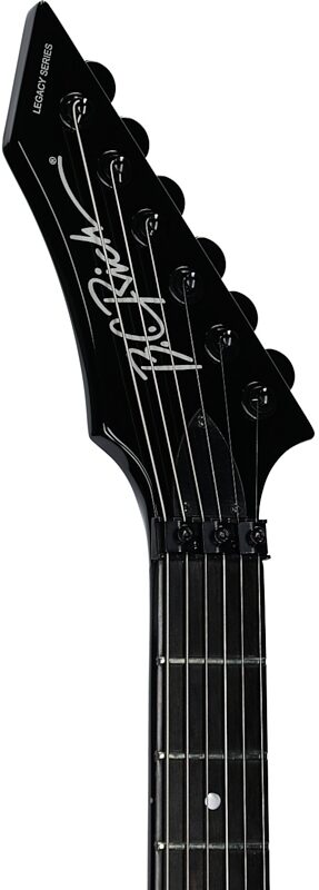 open zoom image for B.C. Rich Warlock Legacy Kahler Electric Guitar, Red Crackle, Headstock Left Front