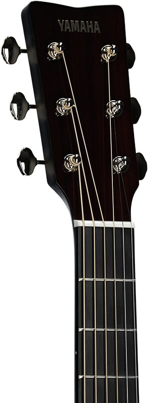 open zoom image for Yamaha TAG3 C TransAcoustic Dreadnought Acoustic-Electric Guitar (with Bag), Natural, Headstock Left Front