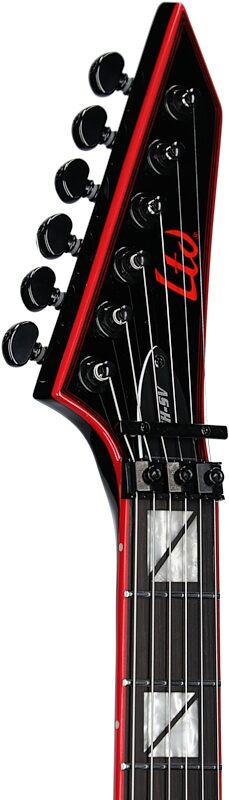 open zoom image for ESP LTD Gary Holt GH-SV Electric Guitar (with Case), Black, Headstock Left Front