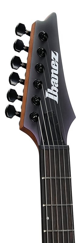 open zoom image for Ibanez RGD61 Electric Guitar, Black Aurora Burst, Headstock Left Front