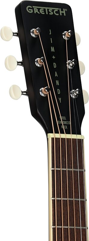 open zoom image for Gretsch G9500 Jim Dandy Parlor Flat Top Acoustic Guitar, Deep Cherry Burst, Headstock Left Front