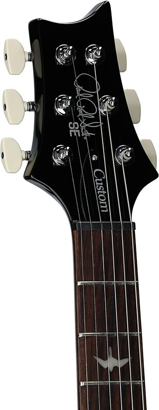 open zoom image for PRS Paul Reed Smith SE Custom 24 V2 Electric Guitar, Left-Handed (with Gig Bag), Black Gold Burst, Headstock Left Front