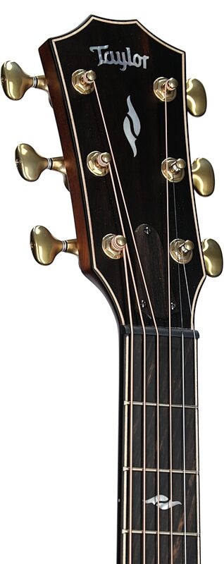 open zoom image for Taylor 814ce Grand Auditorium Cutaway Acoustic-Electric Guitar (with Case), Blacktop, with Deluxe Hardshell Case, Headstock Left Front