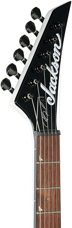 open zoom image for Jackson Pro Phil Demmel Demmelition HT Electric Guitar, Fury Snow White, Headstock Left Front