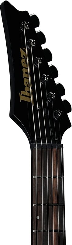 open zoom image for Ibanez RGR52ET Axe Design Lab Electric Guitar, Black, Headstock Left Front