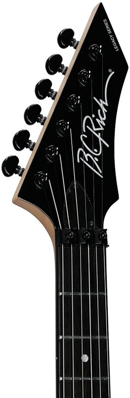 open zoom image for B.C. Rich ST3 Retro II Floyd Rose Electric Guitar, White, Headstock Left Front