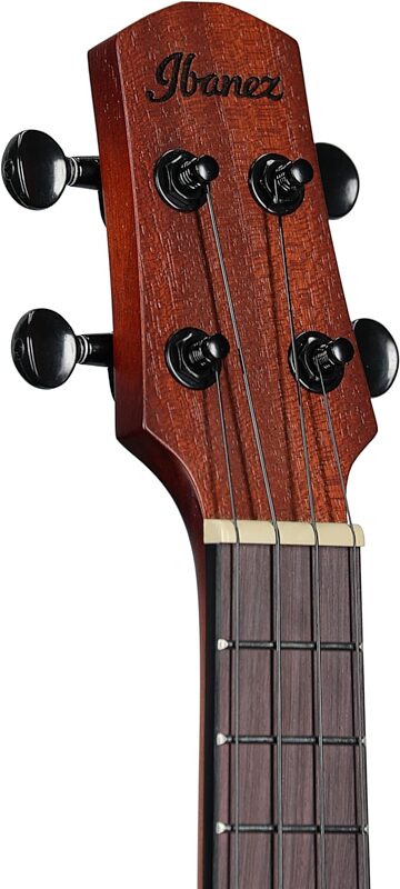 open zoom image for Ibanez AUC14 Concert Ukulele (with Gig Bag), Open Pore Violin Sunburst, Open Box (Very Good), Headstock Left Front