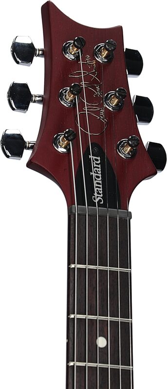 open zoom image for PRS Paul Reed Smith S2 Standard 24 Satin Pattern Thin Electric Guitar (with Gig Bag), Vintage Cherry, Headstock Left Front