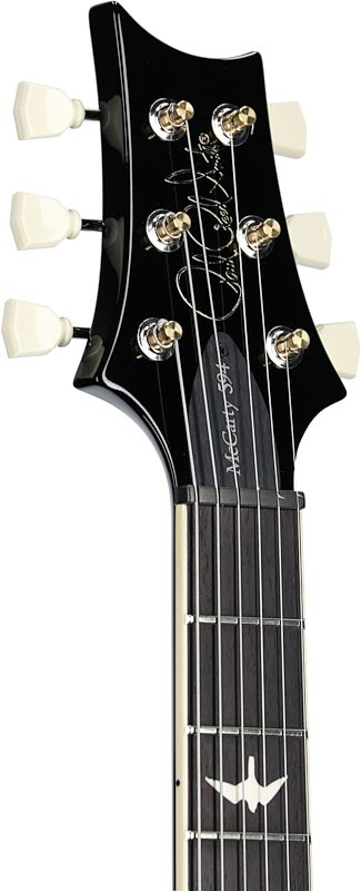 open zoom image for PRS Paul Reed Smith S2 McCarty 594 Singlecut Electric Guitar (with Gig Bag), Black Amber, Headstock Left Front