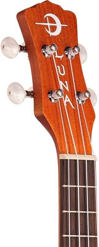 open zoom image for Luna UKEMALU Malu Concert Ukulele (with Gig Bag), New, Headstock Left Front
