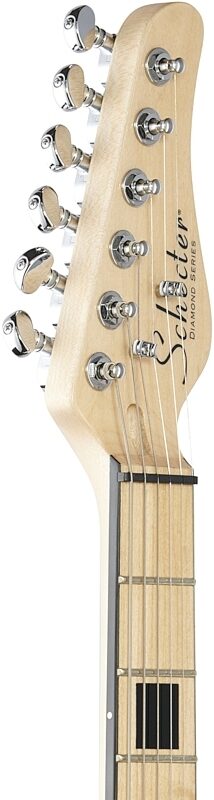 open zoom image for Schecter PT Fastback Electric Guitar, Black, Headstock Left Front