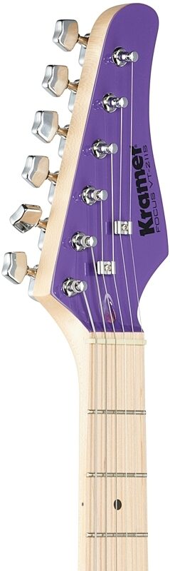 open zoom image for Kramer Focus VT-211S Electric Guitar, Purple, Headstock Left Front