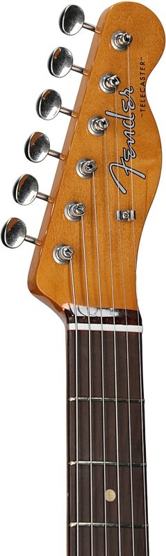 open zoom image for Fender Limited Edition Vintera II Road Worn '60s Telecaster Electric Guitar, Rosewood Fingerboard (with Case), Burgundy, Headstock Left Front