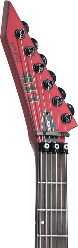 open zoom image for ESP LTD M-1000 Electric Guitar, Candy Apple Red Satin, Headstock Left Front