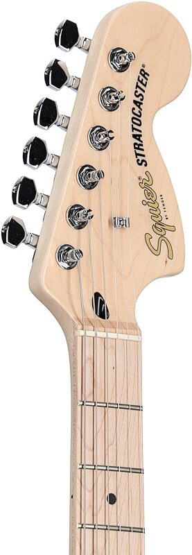 open zoom image for Squier Affinity Stratocaster FMT HSS Electric Guitar, Maple Fingerboard, Sienna Sunburst, Headstock Left Front