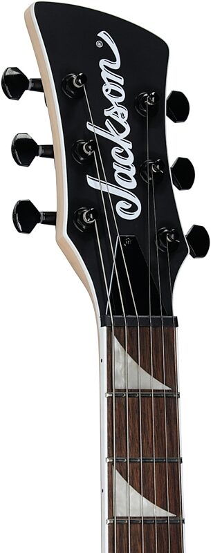 open zoom image for Jackson HT6 X Series Surfcaster OC Electric Guitar, Satin Black, Headstock Left Front