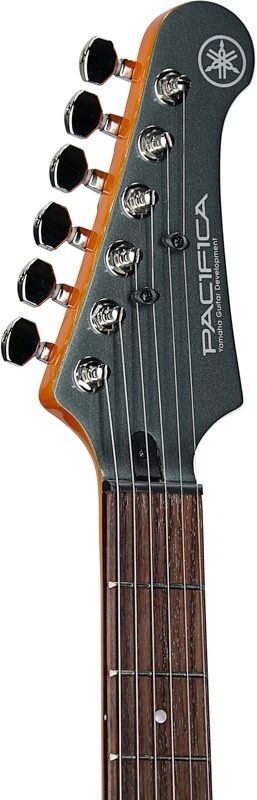 open zoom image for Yamaha 612VIIX Pacifica Electric Guitar, Mist Green, Open Box (Very Good), Headstock Left Front