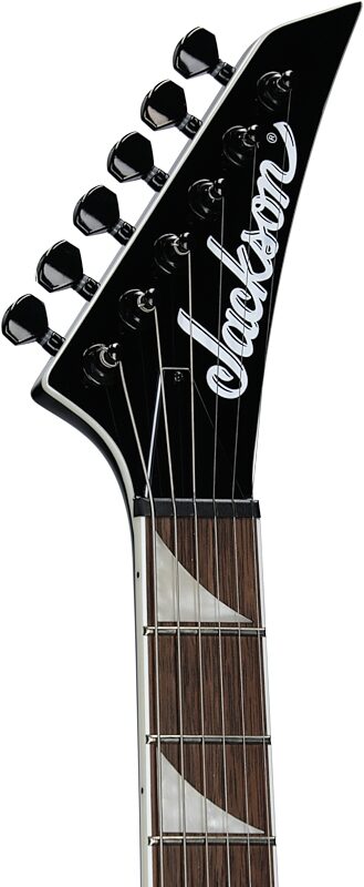 open zoom image for Jackson X Series Soloist SLX DX HT Electric Guitar, with Laurel Fingerboard, Gloss Black, Headstock Left Front