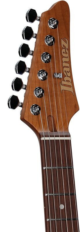 open zoom image for Ibanez AZ22S2 Electric Guitar, Black, Headstock Left Front