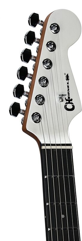open zoom image for Charvel Pro-Mod Plus DK24 HH 2PT Electric Guitar, with Ebony Fingerboard (and Case), Celestial Silk, Open Box (Very Good), Headstock Left Front