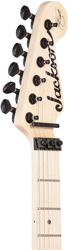 open zoom image for Jackson X Series Signature Adrian Smith SDX Electric Guitar, Maple Fingerboard, Transparent Green, Headstock Left Front