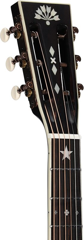 open zoom image for Washburn Victorian R310K Parlor Acoustic Guitar (with Gig Bag), Open Box (Very Good), Headstock Left Front